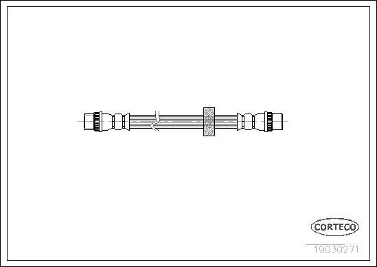 Corteco 19030271 - Flexible de frein cwaw.fr