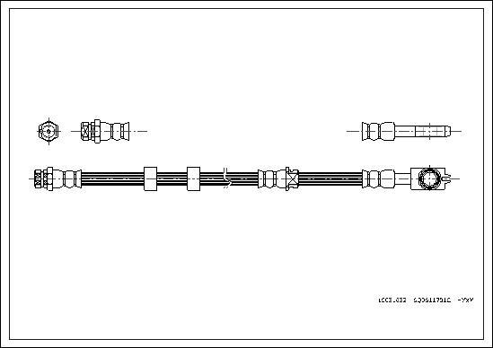 Corteco 19031632 - Flexible de frein cwaw.fr