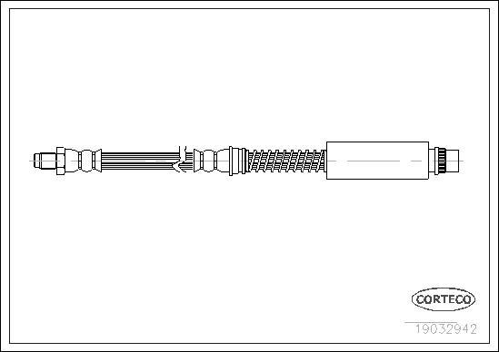 Corteco 19032942 - Flexible de frein cwaw.fr