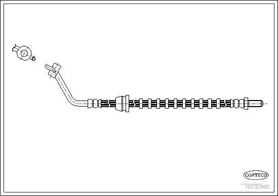 Corteco 19032560 - Flexible de frein cwaw.fr