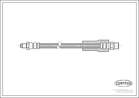 Corteco 19032656 - Flexible de frein cwaw.fr