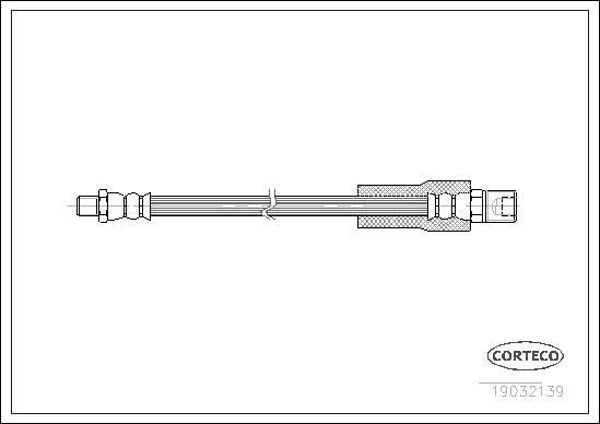 Corteco 19032139 - Flexible de frein cwaw.fr