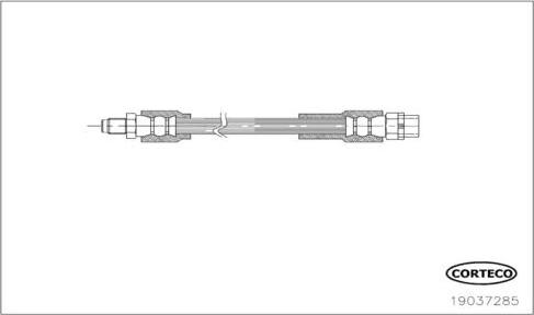 Corteco 19037285 - Flexible de frein cwaw.fr