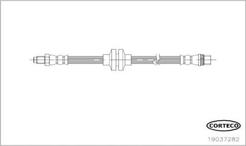 Corteco 19037282 - Flexible de frein cwaw.fr