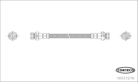 Corteco 19037276 - Flexible de frein cwaw.fr