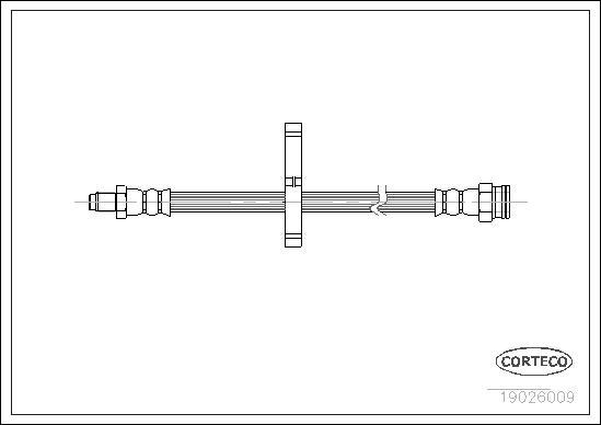 Corteco 19026009 - Flexible de frein cwaw.fr