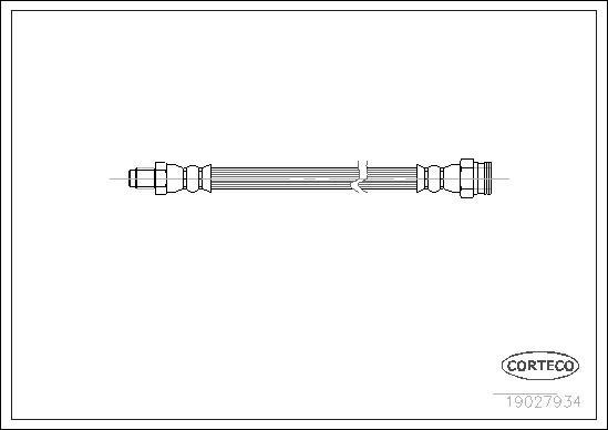 Corteco 19027934 - Flexible de frein cwaw.fr