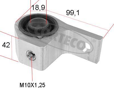 Corteco 80005452 - Suspension, bras de liaison cwaw.fr