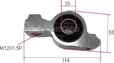 Corteco 80000089 - Suspension, bras de liaison cwaw.fr