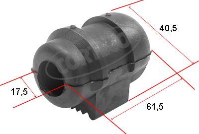 Corteco 80000116 - Coussinet de palier, stabilisateur cwaw.fr