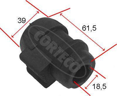 Corteco 80001465 - Coussinet de palier, stabilisateur cwaw.fr