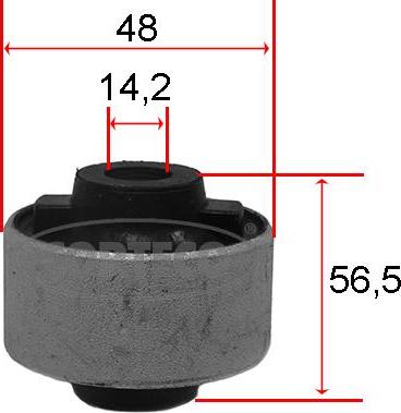 Corteco 80001540 - Suspension, bras de liaison cwaw.fr