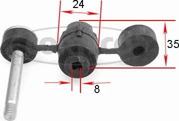 Corteco 21652487 - Coussinet de palier, stabilisateur cwaw.fr