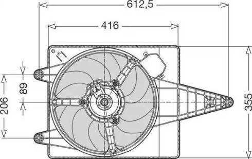 CTR 1209503 - Ventilateur, refroidissement du moteur cwaw.fr