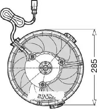 CTR 1209522 - Ventilateur, refroidissement du moteur cwaw.fr