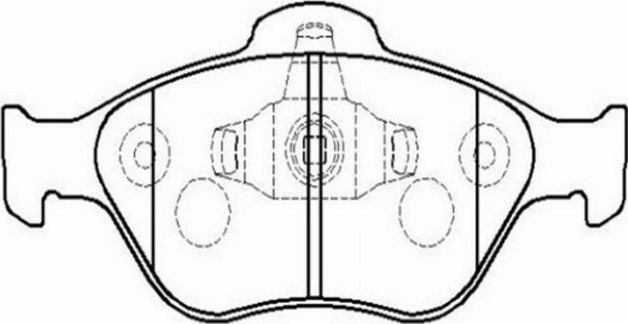 CTR CKF-15 - Kit de plaquettes de frein, frein à disque cwaw.fr