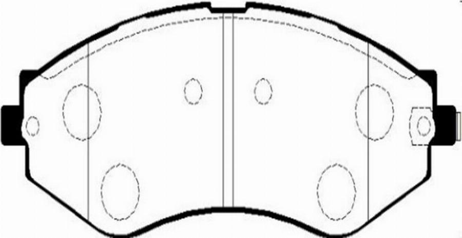 CTR CKKD-12 - Kit de plaquettes de frein, frein à disque cwaw.fr