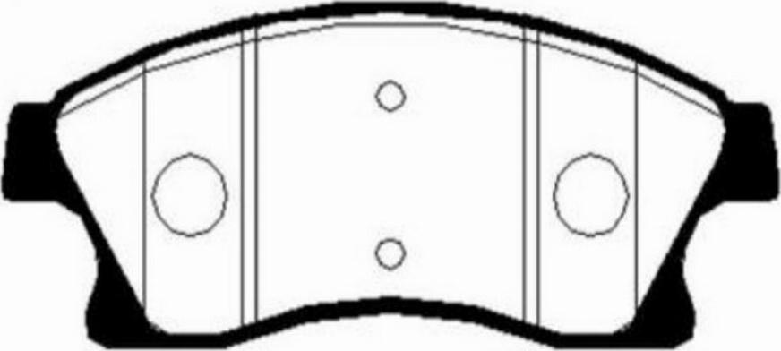 CTR CKKD-21 - Kit de plaquettes de frein, frein à disque cwaw.fr