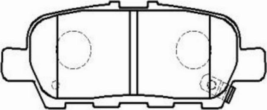 CTR CKN-140 - Kit de plaquettes de frein, frein à disque cwaw.fr