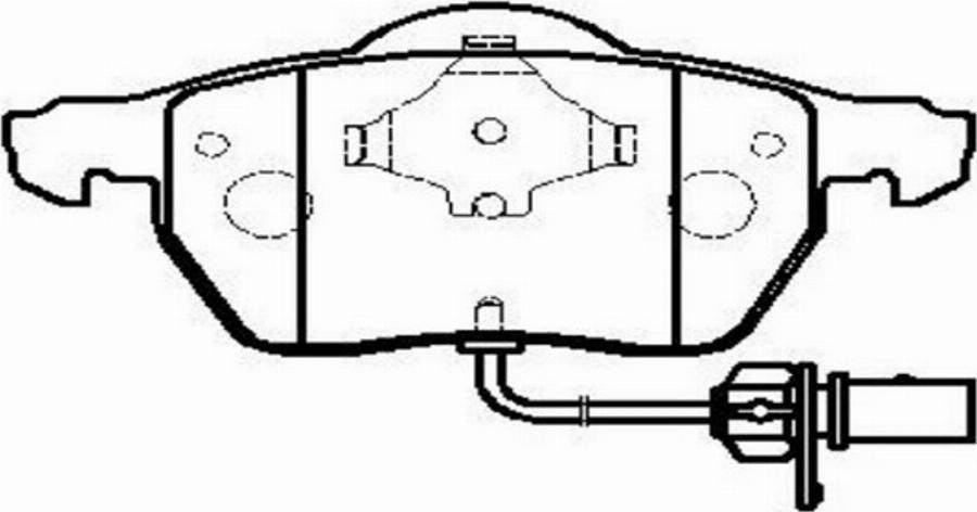 CTR CKVW-5 - Kit de plaquettes de frein, frein à disque cwaw.fr