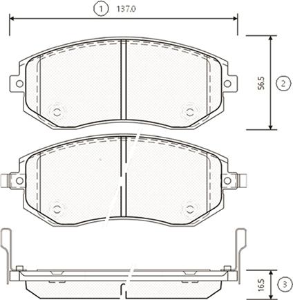 CTR GK0991 - Kit de plaquettes de frein, frein à disque cwaw.fr