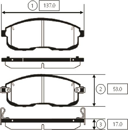 CTR GK0986 - Kit de plaquettes de frein, frein à disque cwaw.fr