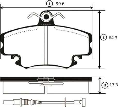 CTR GK0925 - Kit de plaquettes de frein, frein à disque cwaw.fr