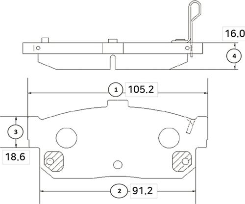 CTR GK0976 - Kit de plaquettes de frein, frein à disque cwaw.fr