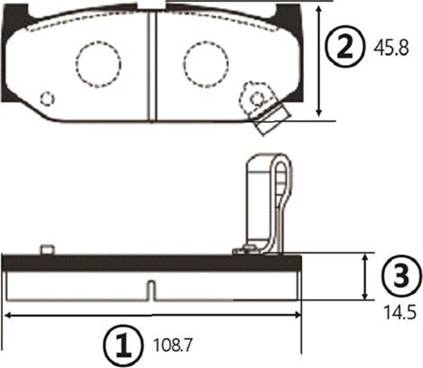 CTR GK0970 - Kit de plaquettes de frein, frein à disque cwaw.fr