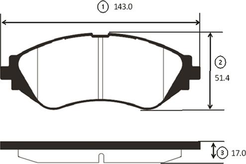 CTR GK0433 - Kit de plaquettes de frein, frein à disque cwaw.fr