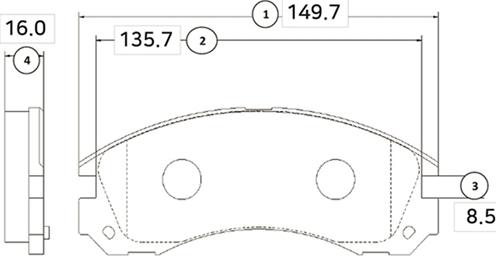 CTR GK0479 - Kit de plaquettes de frein, frein à disque cwaw.fr