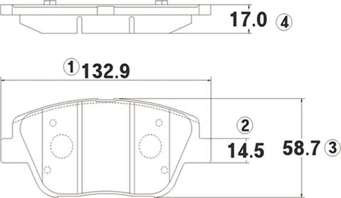 CTR GK0552 - Kit de plaquettes de frein, frein à disque cwaw.fr