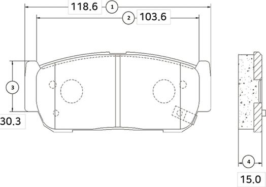 CTR GK0564 - Kit de plaquettes de frein, frein à disque cwaw.fr