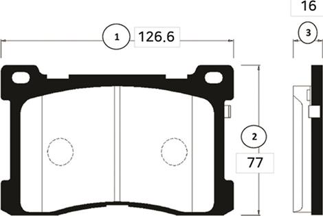 CTR GK0505 - Kit de plaquettes de frein, frein à disque cwaw.fr