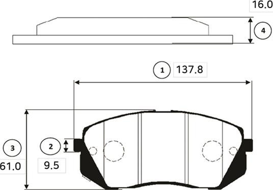 CTR GK0501 - Kit de plaquettes de frein, frein à disque cwaw.fr