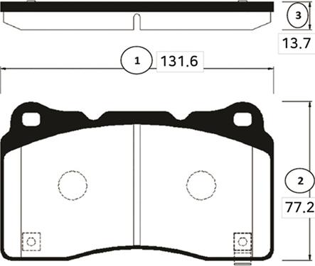 CTR GK0503 - Kit de plaquettes de frein, frein à disque cwaw.fr