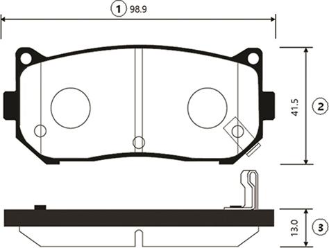 CTR GK0516 - Kit de plaquettes de frein, frein à disque cwaw.fr