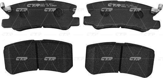 CTR GK0578 - Kit de plaquettes de frein, frein à disque cwaw.fr