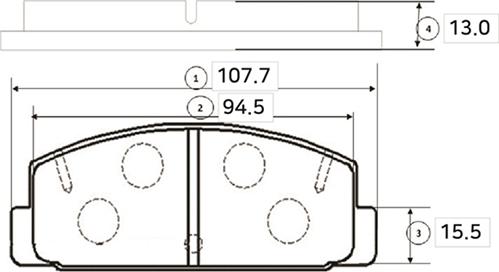 CTR GK0695 - Kit de plaquettes de frein, frein à disque cwaw.fr