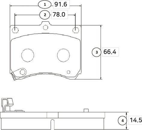 CTR GK0648 - Kit de plaquettes de frein, frein à disque cwaw.fr