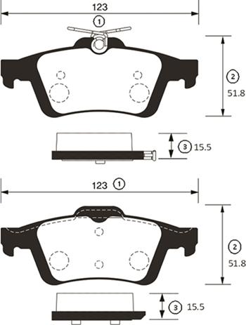 CTR GK0659 - Kit de plaquettes de frein, frein à disque cwaw.fr