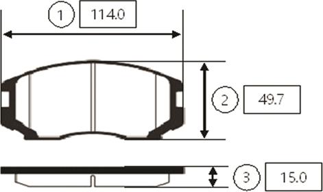 CTR GK0617 - Kit de plaquettes de frein, frein à disque cwaw.fr