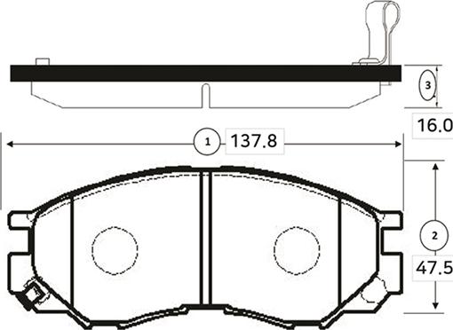 CTR GK0620 - Kit de plaquettes de frein, frein à disque cwaw.fr