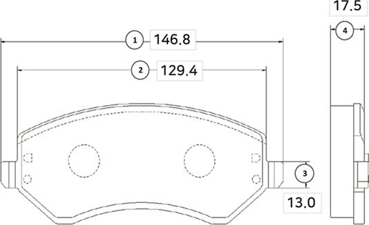 CTR GK0090 - Kit de plaquettes de frein, frein à disque cwaw.fr