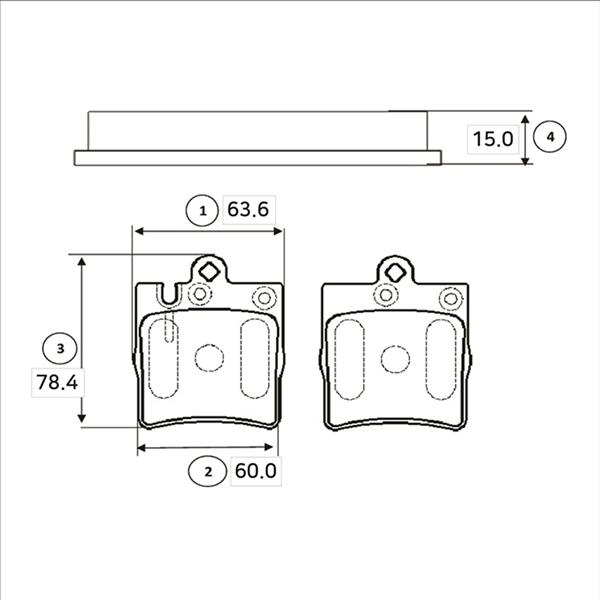 CTR GK0055 - Kit de plaquettes de frein, frein à disque cwaw.fr