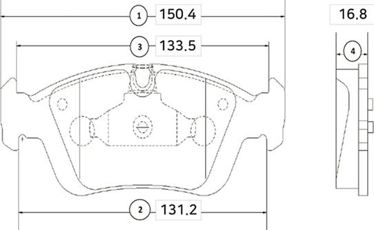 CTR GK0001 - Kit de plaquettes de frein, frein à disque cwaw.fr