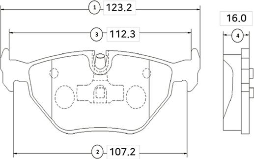 CTR GK0003 - Kit de plaquettes de frein, frein à disque cwaw.fr