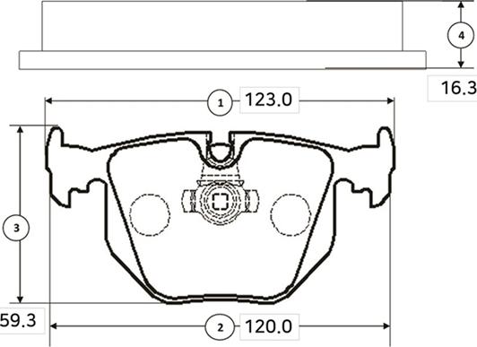 CTR GK0007 - Kit de plaquettes de frein, frein à disque cwaw.fr