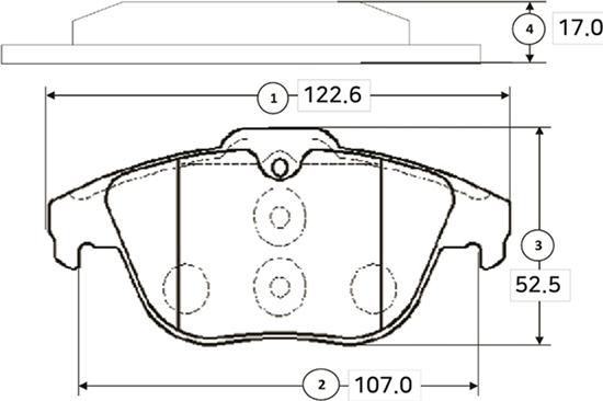 CTR GK0084 - Kit de plaquettes de frein, frein à disque cwaw.fr