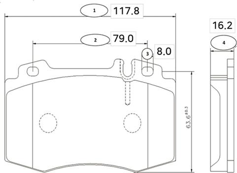 CTR GK0034 - Kit de plaquettes de frein, frein à disque cwaw.fr